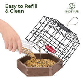 Kingsyard gift-ready bird feeder ideal for nature lovers.