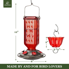 Kingsyard 24-ounce capacity demonstrated with wide-mouth bottle for easy refills