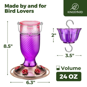 Kingsyard hummingbird feeder enhances outdoor space as a thoughtful gift