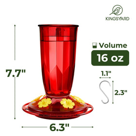 Kingsyard feeder features leak-proof design to prevent spills in wind