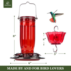 Kingsyard feeder with stainless hook for easy hanging