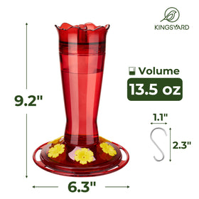Kingsyard leak-proof base prevents spills during hanging and refilling.