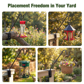 Kingsyard Middium deck hook rail clamp, adjusts easily for different thicknesses.