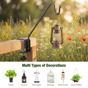 Kingsyard Middium deck hook keeps wind chimes steady in breezy yards