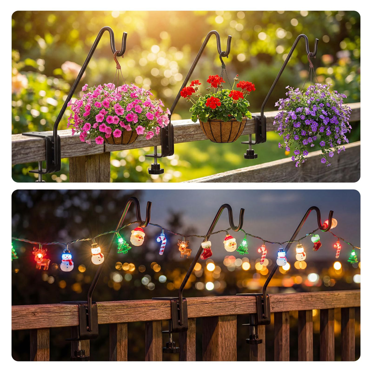 Kingsyard Middium deck hook wind chimes, decorative yet sturdy for windy patios.
