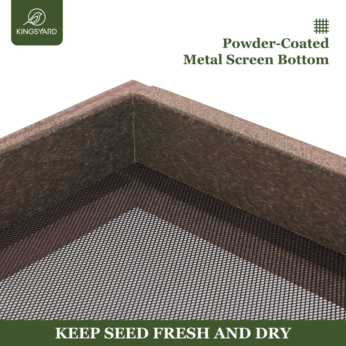 Kingsyard preassembled design allows quick setup for outdoor use.