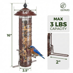Removable base of Kingsyard feeder enables easy, tool-free cleaning.