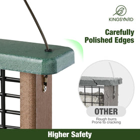 Kingsyard removable mesh simplifies cleaning after yard use.