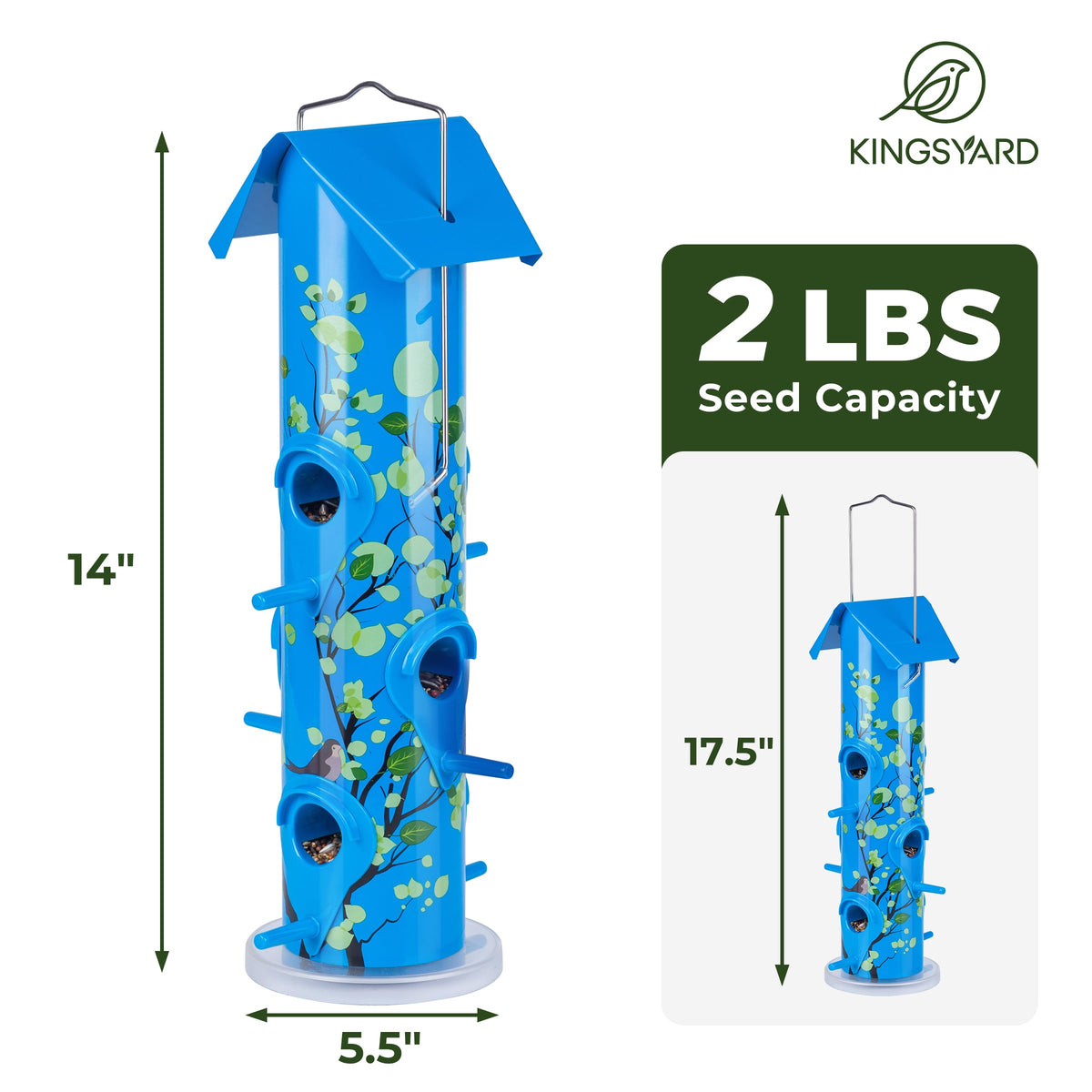 Kingsyard drainage holes preserve seed freshness and prevent moisture