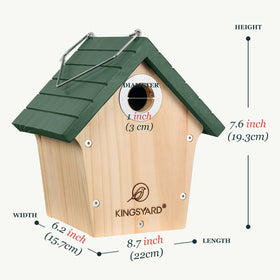 Kingsyard ventilation vents ensure healthy airflow inside the nesting box.