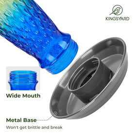 Kingsyard 24-ounce capacity water feeder ideal for busy yard bird visitors.