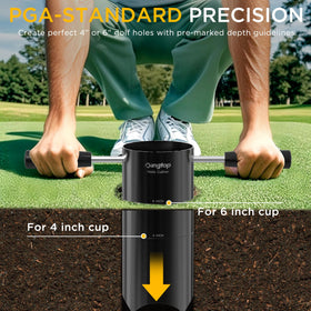 KINGTOP precision blade allows clean, accurate digging with minimal effort.