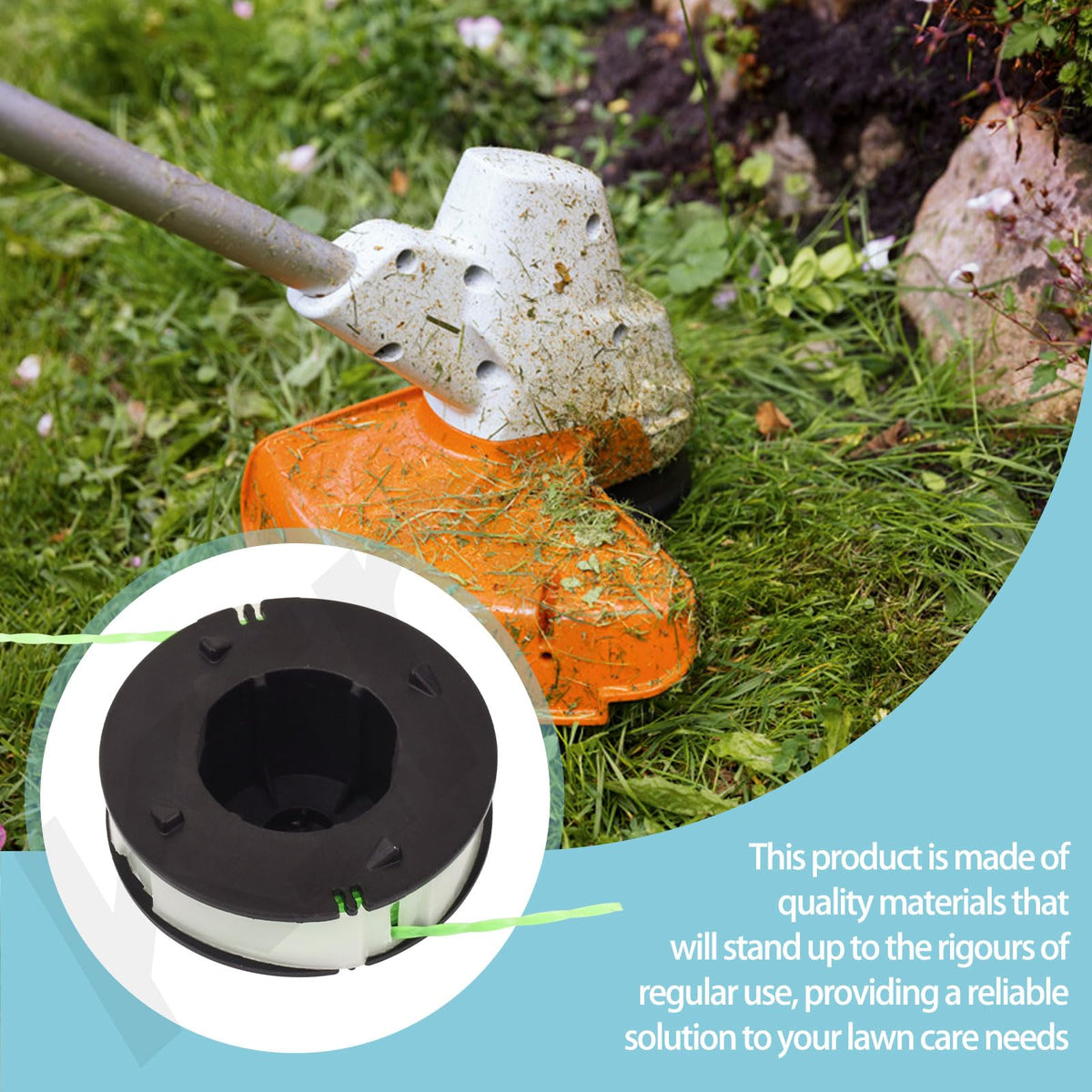 KINTLE 6-pack replacement heads for versatile lawn maintenance tasks
