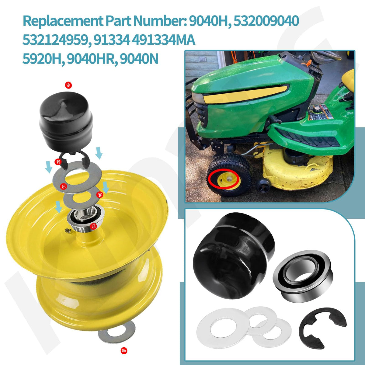 KINTLE 9040H heat-treated thrust washers extend service life.