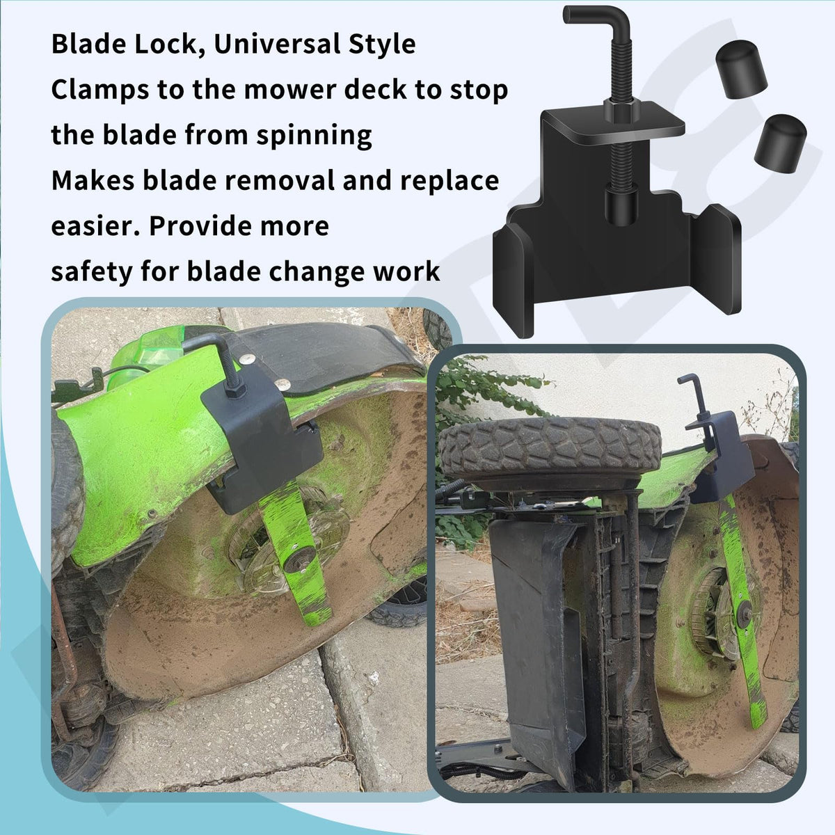 KINTLE easy-turn clamp handle enables smooth, safer blade loosening.