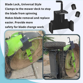 KINTLE easy-turn clamp handle enables smooth, safer blade loosening.