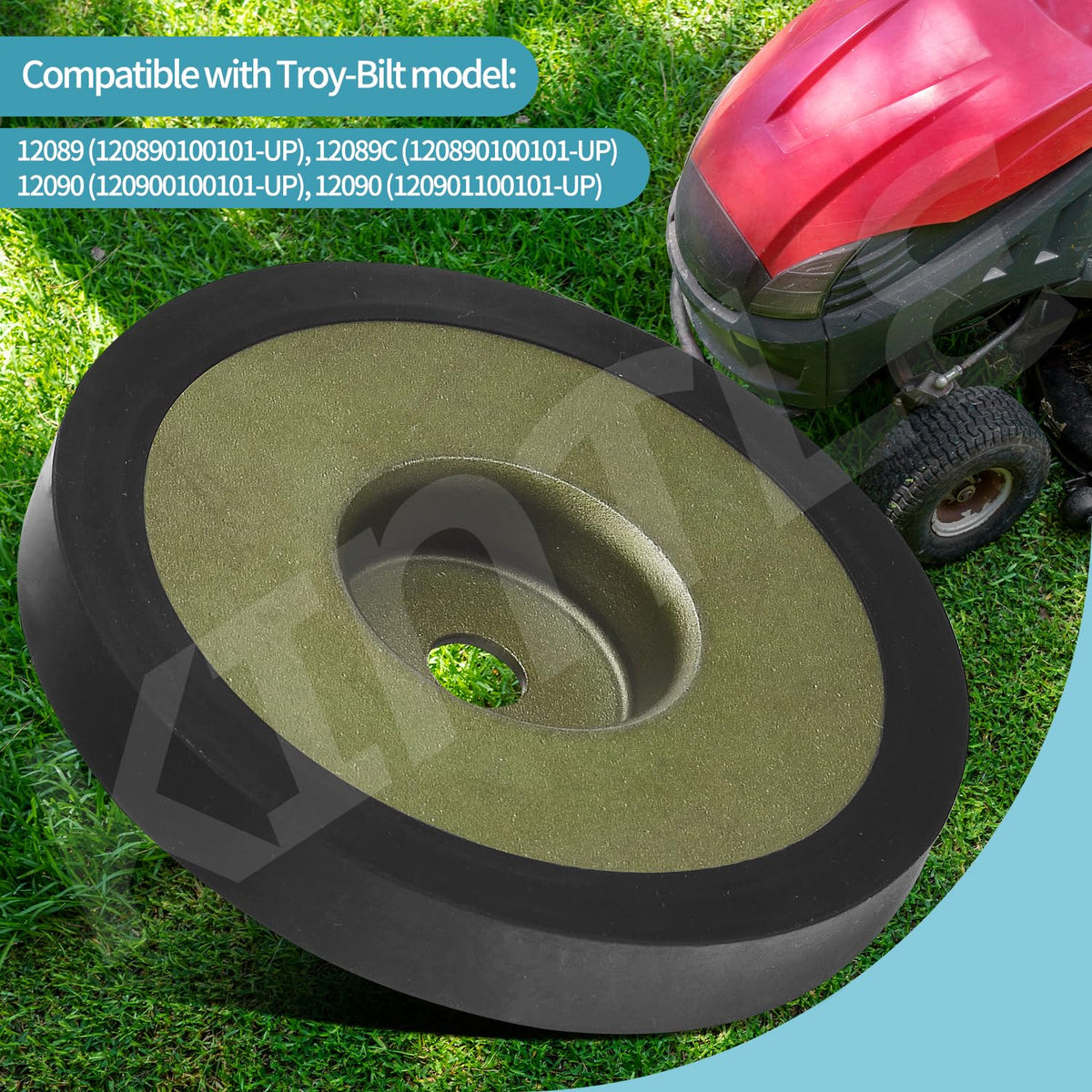 Durable rubber and metal construction of the GW-2111 reverse disc.