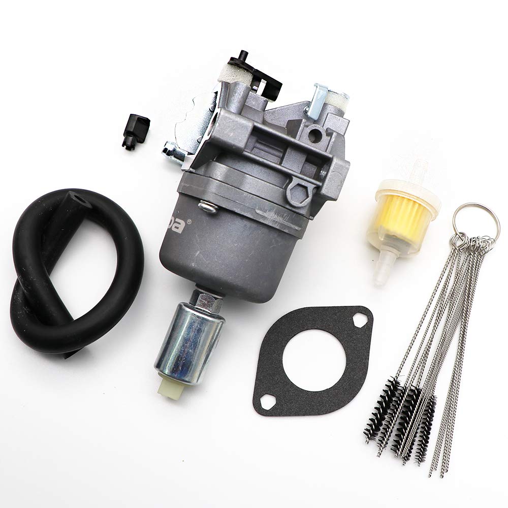 KIPA carburetor rear view shows compact, durable construction for lawn care.