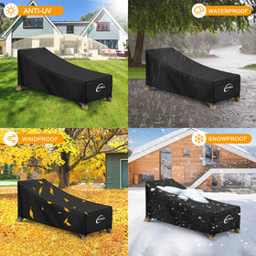 Kipiea all-weather protection keeps furniture dry between seasons