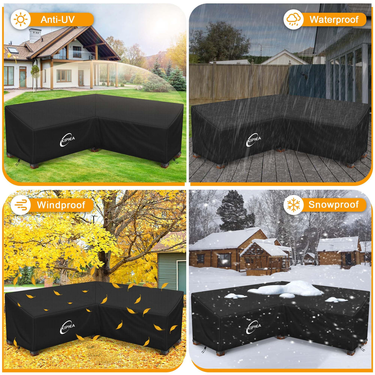 Kipiea easy-install with storage bag for quick setup