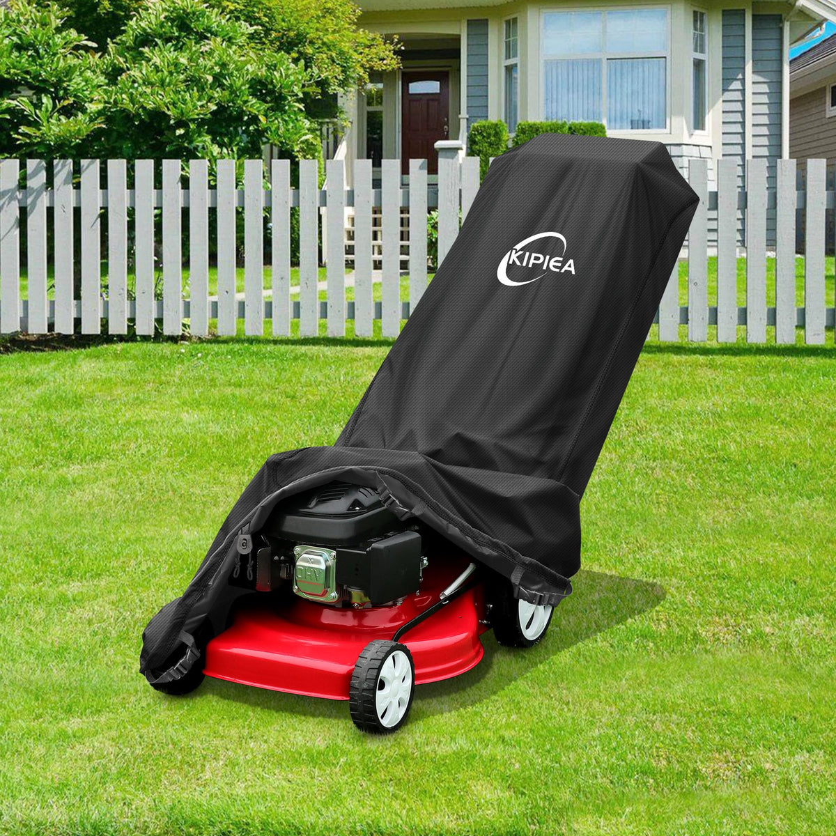 Kipiea cover fits most push lawn mowers for versatile protection