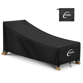 Kipiea lounge chair cover protecting against rain with durable waterproof seams
