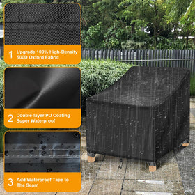 Kipiea UV-resistant coating protecting chair colors from fading