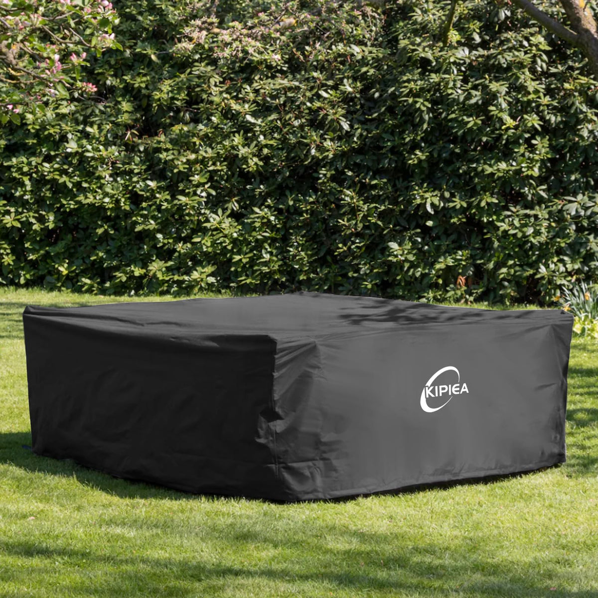 Kipiea cover fits table and chairs for complete backyard protection