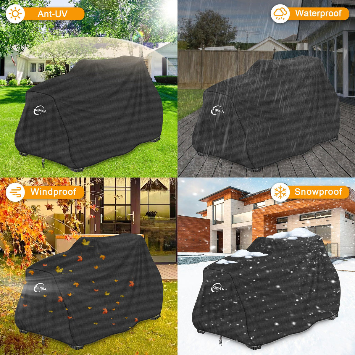 Kipiea storage bag included with the mower cover