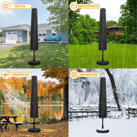 Kipiea umbrella cover fits 71-inch tall umbrellas for 7-10' models