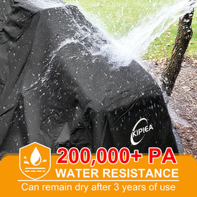 Kipiea windproof buckle-clip system securing the cover