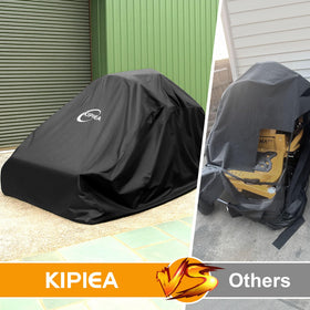 Kipiea Zero Turn Mower Cover uses 600D fabric for long-lasting durability.