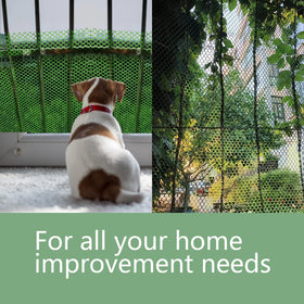 Kipuafar cat safety barrier prevents leaps into restricted zones.