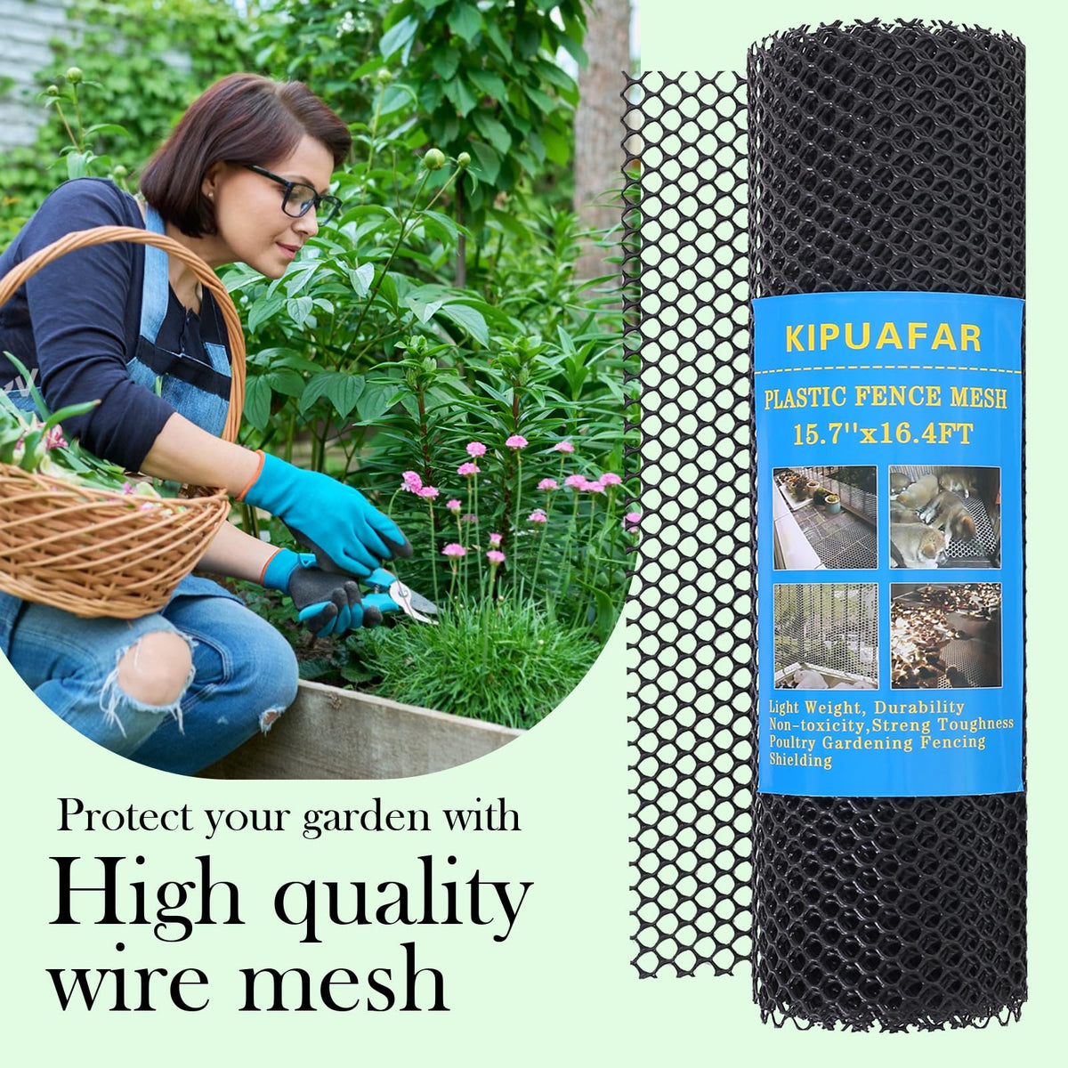 Kipuafar barrier net easy installation shows quick setup for pet boundaries and room separation.