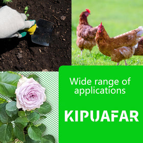 Kipuafar heavy-duty barrier net stands up to outdoor conditions.