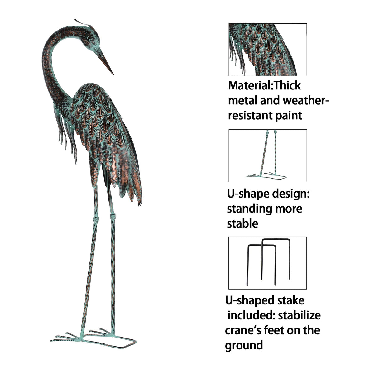Kircust statue set of 2 delivers versatile accents for patio, deck, or pond.