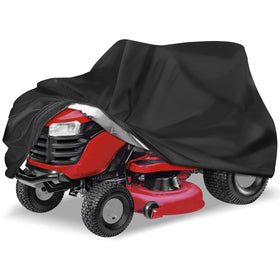 KISEER Outdoors lawn mower cover in waterproof 210D fabric protects against rain and dust.