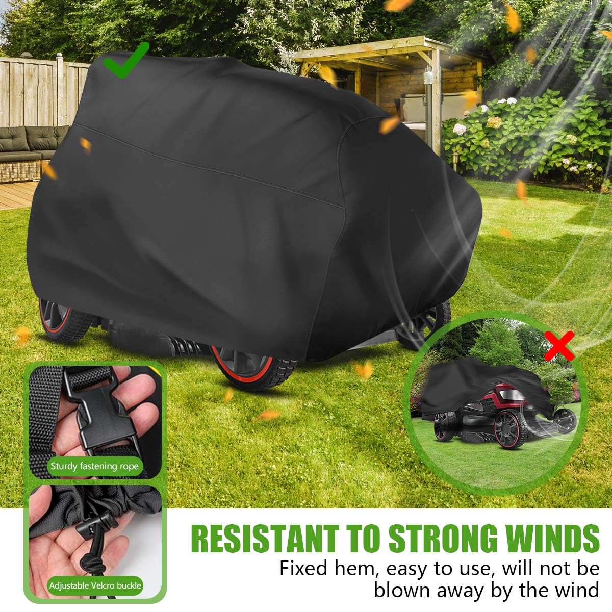 KISEER includes a free storage bag for tidy off-season storage.