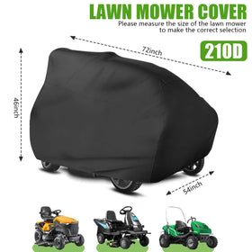 KISEER Outdoors mower cover with UV protection shields deck from sun damage.