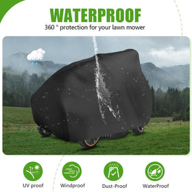 KISEER Outdoors cover with drawstring and Velcro offers secure fit.