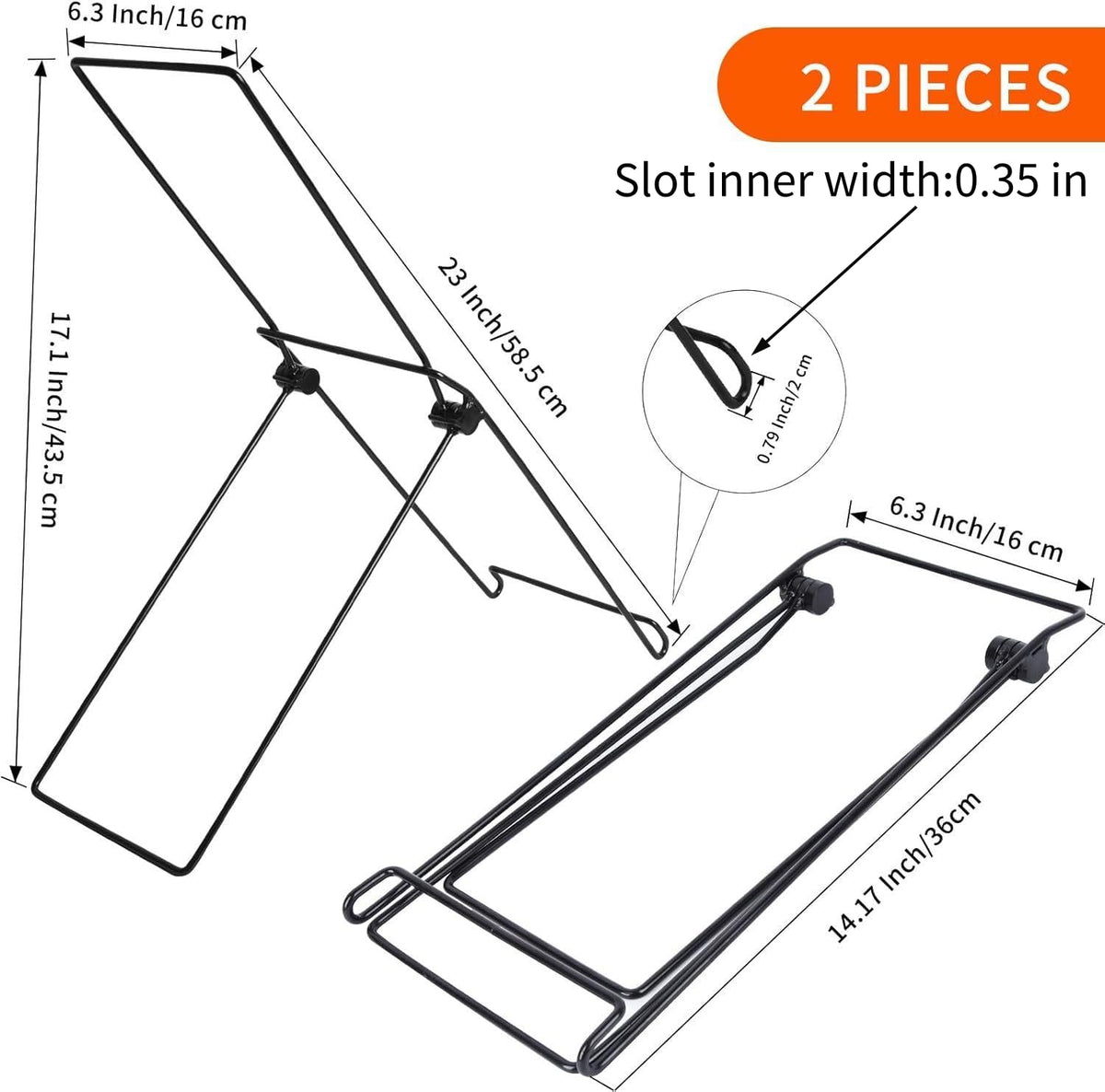 KishYa two-pack solar stand collapsed for compact travel storage.