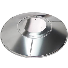 Kisworm metallic finish adds patio style while protecting the heater.