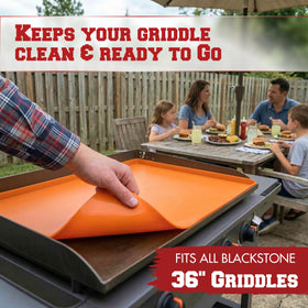 Kitchen Perfection seal on edge highlights airtight fit preventing moisture and rust.