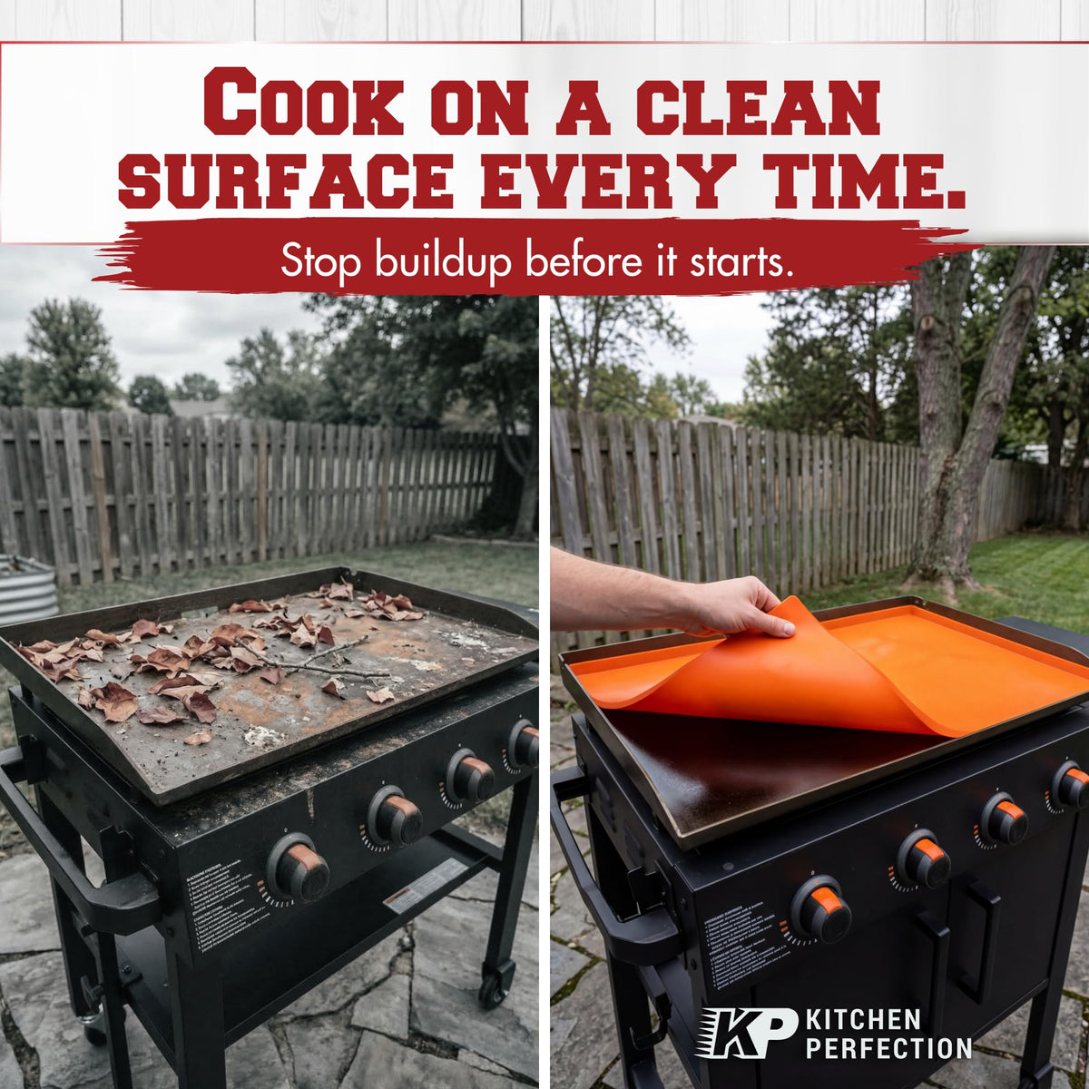 Kitchen Perfection lifetime warranty griddle cover ensures ongoing support and protection.