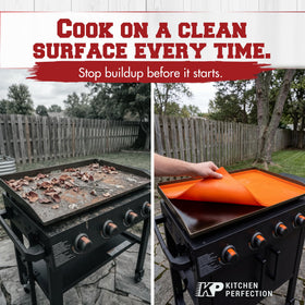 Kitchen Perfection lifetime warranty griddle cover ensures ongoing support and protection.