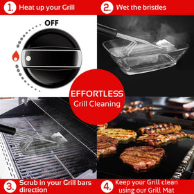 Kitchen Perfection PTFE fiberglass coating aids easy food release and cleanup.