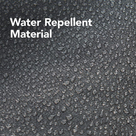 Velcro straps secure the cover against wind and precipitation