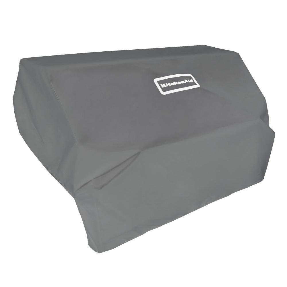 KitchenAid built-in head grill cover gray rear vents view shields weather exposure