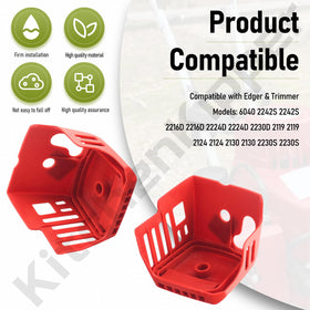 KitchenKipper 13032611522 cover keeps debris out during lawn maintenance tasks.