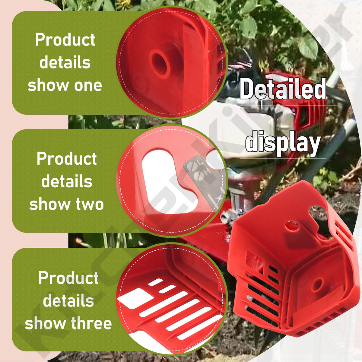 KitchenKipper 13032611522 cover compatible with Edger & Trimmer models for stable airflow.